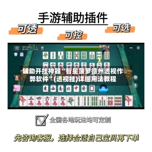 辅助开挂神器“智星菠萝德州透视作弊软件	”(透视挂)详细用法教程-第2张图片