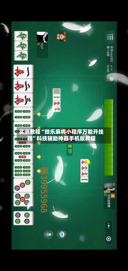 实测教程“微乐麻将小程序万能开挂器”科技辅助神器手机版教程-第2张图片