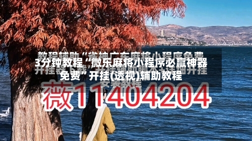 3分钟教程“微乐麻将小程序必赢神器免费”开挂(透视)辅助教程