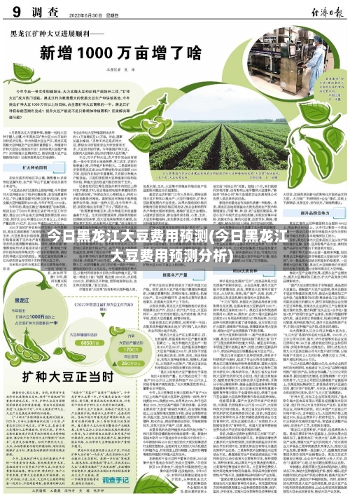 今日黑龙江大豆费用预测(今日黑龙江大豆费用预测分析)-第2张图片