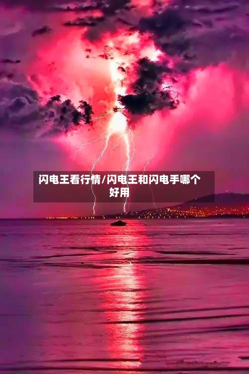 闪电王看行情/闪电王和闪电手哪个好用