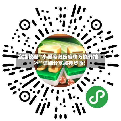 实操教程“小程序微乐麻将万能开挂器”详细分享装挂步骤!-第2张图片
