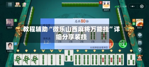 教程辅助“微乐山西麻将万能挂	”详细分享装挂-第2张图片
