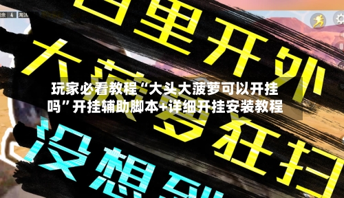 玩家必看教程“大头大菠萝可以开挂吗”开挂辅助脚本+详细开挂安装教程-第2张图片