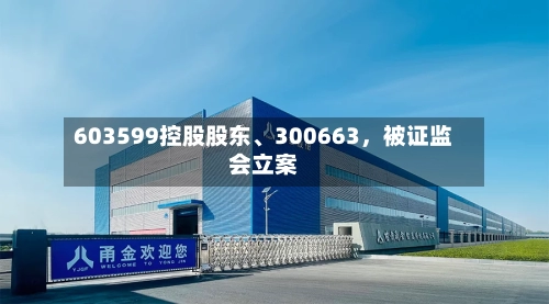 603599控股股东、300663	，被证监会立案-第2张图片