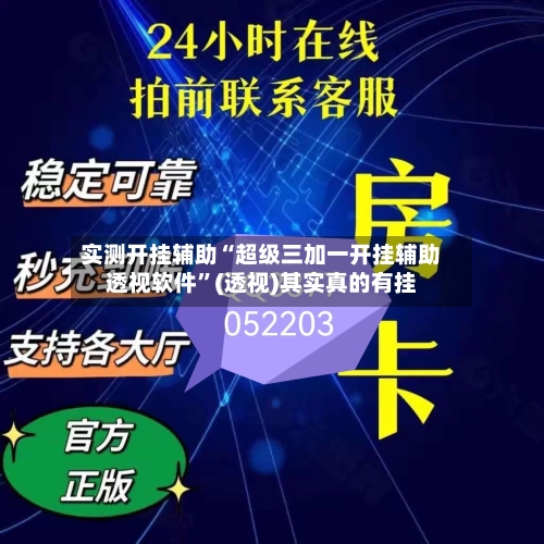 实测开挂辅助“超级三加一开挂辅助透视软件”(透视)其实真的有挂-第3张图片