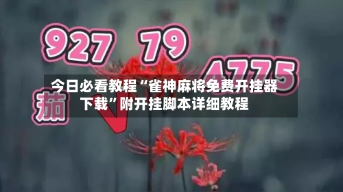 今日必看教程“雀神麻将免费开挂器下载	”附开挂脚本详细教程-第2张图片