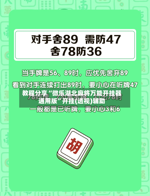 教程分享“微乐湖北麻将万能开挂器通用版”开挂(透视)辅助-第2张图片