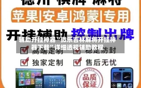 辅助开挂神器“微乐吉林麻将开挂神器下载”详细透视辅助教程-第2张图片