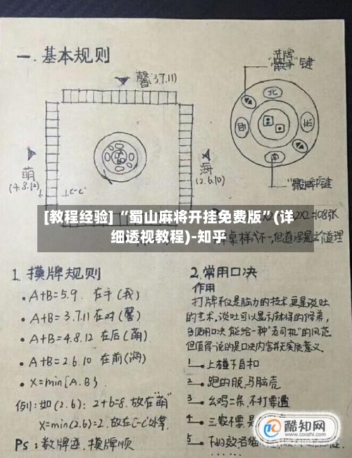[教程经验] “蜀山麻将开挂免费版	”(详细透视教程)-知乎-第2张图片