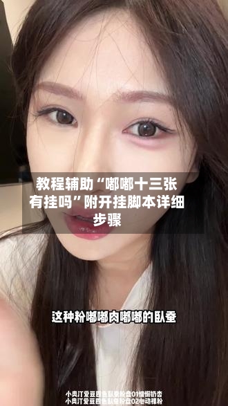 教程辅助“嘟嘟十三张有挂吗”附开挂脚本详细步骤-第2张图片