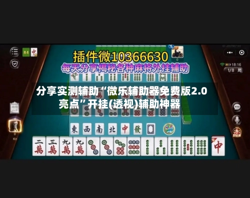 分享实测辅助“微乐辅助器免费版2.0亮点”开挂(透视)辅助神器-第3张图片