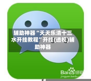 辅助神器“天天乐清十三水开挂教程”开挂(透视)辅助神器-第2张图片