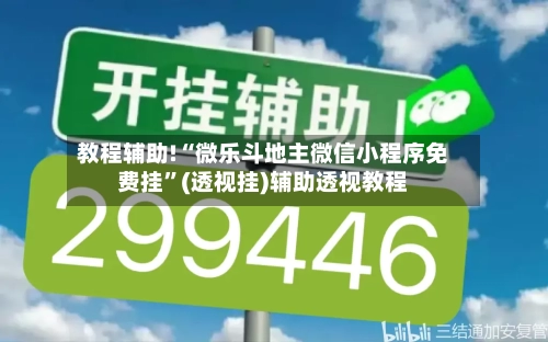 教程辅助!“微乐斗地主微信小程序免费挂”(透视挂)辅助透视教程-第3张图片