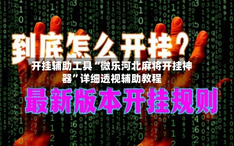 开挂辅助工具“微乐河北麻将开挂神器”详细透视辅助教程-第3张图片