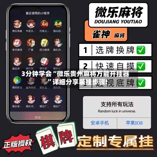 3分钟学会“微乐贵州麻将万能开挂器	”详细分享装挂步骤!-第2张图片