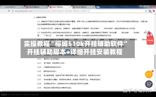 实操教程“榕城510k开挂辅助软件”开挂辅助脚本+详细开挂安装教程-第3张图片