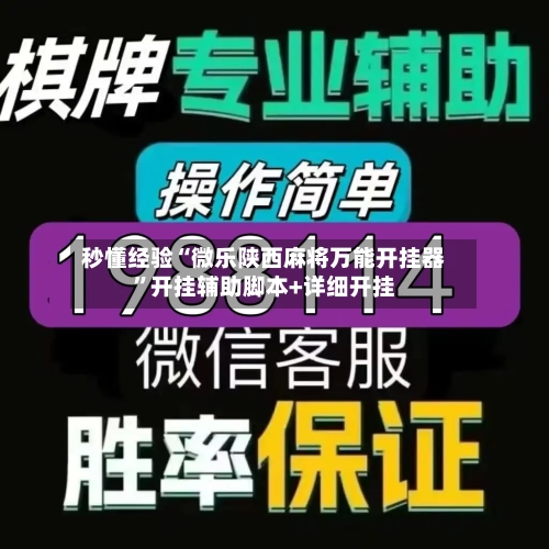 秒懂经验“微乐陕西麻将万能开挂器”开挂辅助脚本+详细开挂-第2张图片