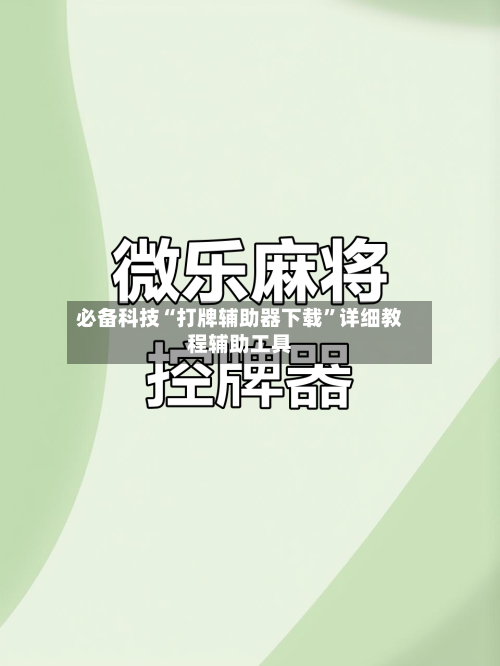 必备科技“打牌辅助器下载	”详细教程辅助工具-第3张图片