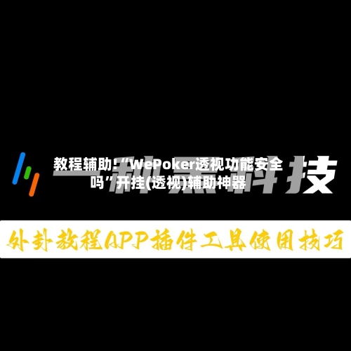 教程辅助!“WePoker透视功能安全吗”开挂(透视)辅助神器-第2张图片