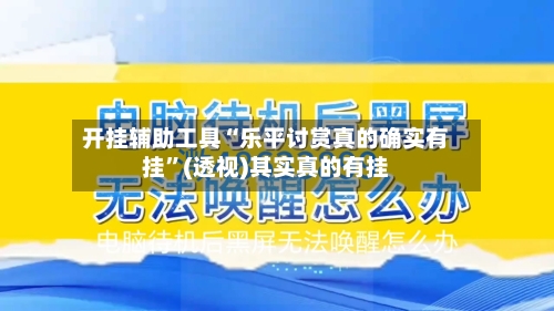 开挂辅助工具“乐平讨赏真的确实有挂”(透视)其实真的有挂-第2张图片