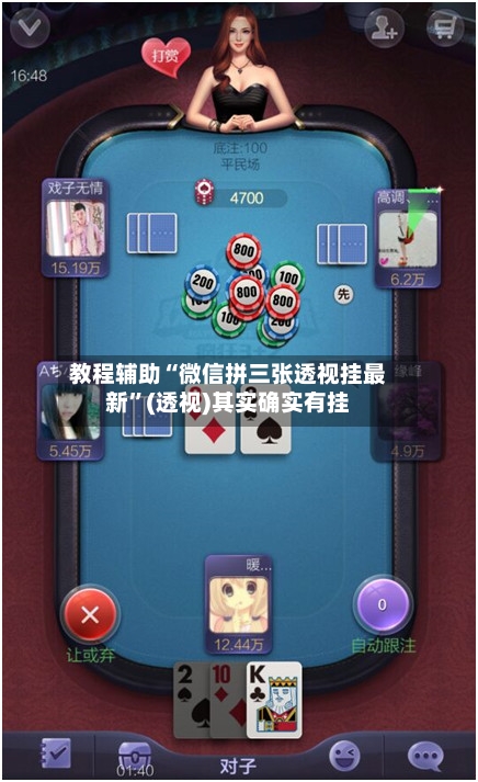 教程辅助“微信拼三张透视挂最新”(透视)其实确实有挂-第2张图片