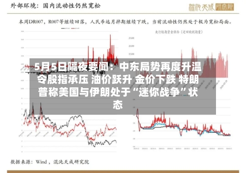 5月5日隔夜要闻：中东局势再度升温令股指承压 油价跃升 金价下跌 特朗普称美国与伊朗处于“迷你战争	”状态-第2张图片