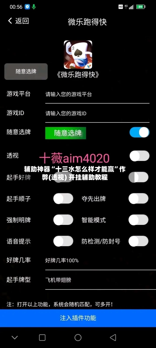 辅助神器“十三水怎么样才能赢”作弊(透视) 开挂辅助教程-第3张图片