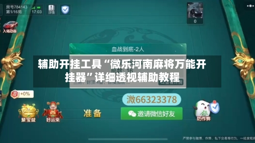 辅助开挂工具“微乐河南麻将万能开挂器”详细透视辅助教程-第3张图片