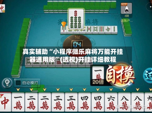 真实辅助“小程序微乐麻将万能开挂器通用版”(透视)开挂详细教程-第3张图片