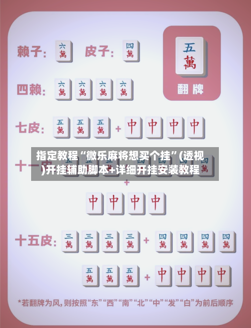 指定教程“微乐麻将想买个挂”(透视)开挂辅助脚本+详细开挂安装教程-第2张图片