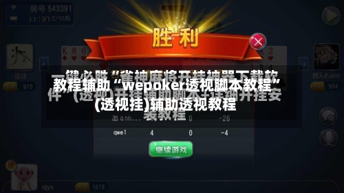 教程辅助“wepoker透视脚本教程”(透视挂)辅助透视教程-第2张图片