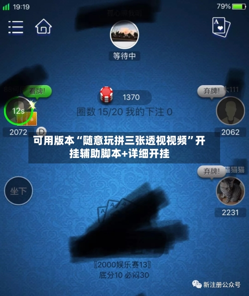 可用版本“随意玩拼三张透视视频”开挂辅助脚本+详细开挂-第3张图片