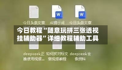 今日教程“随意玩拼三张透视挂辅助器”详细教程辅助工具-第2张图片