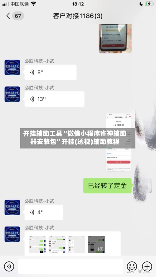 开挂辅助工具“微信小程序雀神辅助器安装包	”开挂(透视)辅助教程-第2张图片
