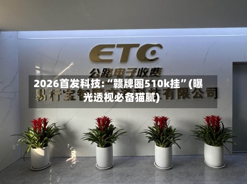 2026首发科技:“赣牌圈510k挂	”(曝光透视必备猫腻)-第2张图片