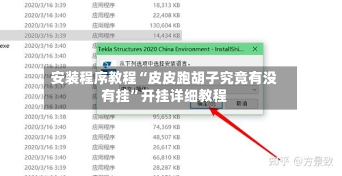 安装程序教程“皮皮跑胡子究竟有没有挂”开挂详细教程-第3张图片