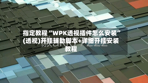 指定教程“WPK透视插件怎么安装	”(透视)开挂辅助脚本+详细开挂安装教程-第2张图片