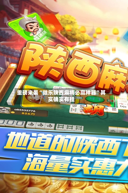 重磅来袭“微乐陕西麻将必赢神器	”其实确实有挂-第3张图片