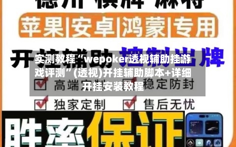 实测教程“wepoker透视辅助挂游戏评测”(透视)开挂辅助脚本+详细开挂安装教程-第3张图片
