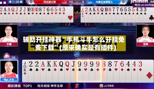 辅助开挂神器“手机斗牛怎么开挂免费下载”(原来确实是有插件)