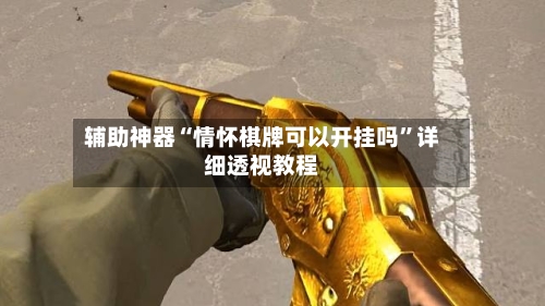 辅助神器“情怀棋牌可以开挂吗”详细透视教程-第3张图片
