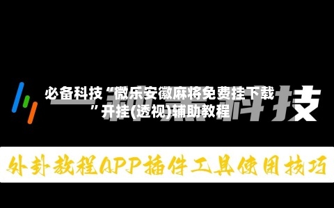 必备科技“微乐安徽麻将免费挂下载”开挂(透视)辅助教程-第2张图片
