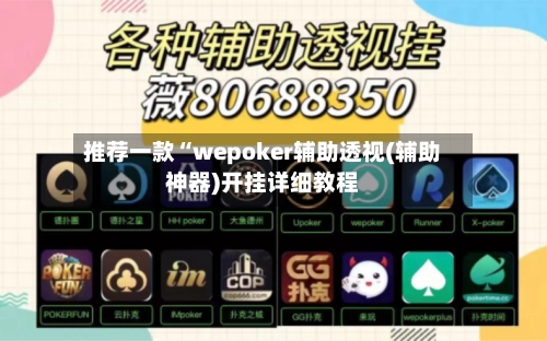 推荐一款“wepoker辅助透视(辅助神器)开挂详细教程-第2张图片