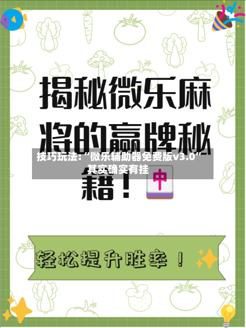 技巧玩法:“微乐辅助器免费版v3.0”其实确实有挂-第2张图片