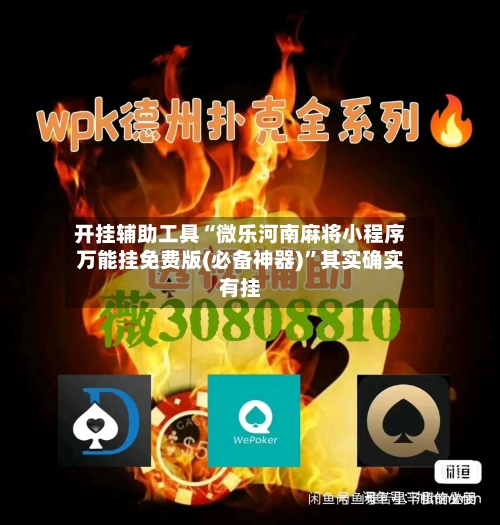 开挂辅助工具“微乐河南麻将小程序万能挂免费版(必备神器)	”其实确实有挂-第2张图片