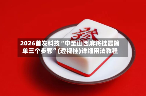 2026首发科技“中至山西麻将挂最简单三个步骤”(透视挂)详细用法教程-第2张图片