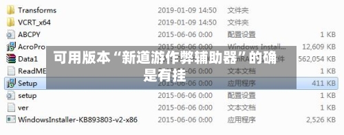 可用版本“新道游作弊辅助器”的确是有挂-第2张图片