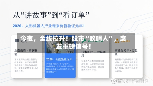 今夜，全线拉升！股市“吹哨人”，突发重磅信号！-第3张图片