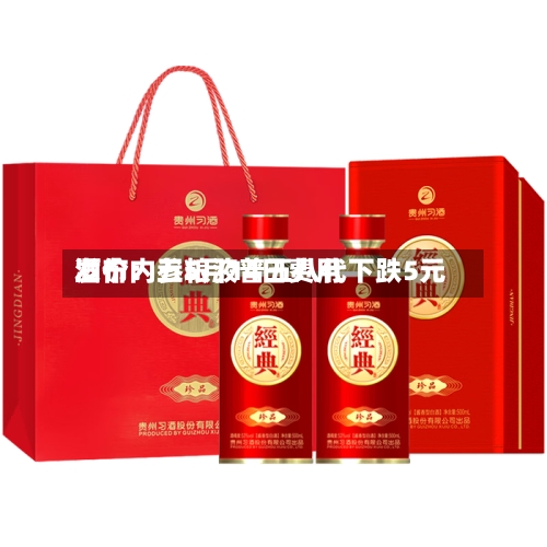 酒价内参5月14日费用
发布:五粮液普五八代下跌5元